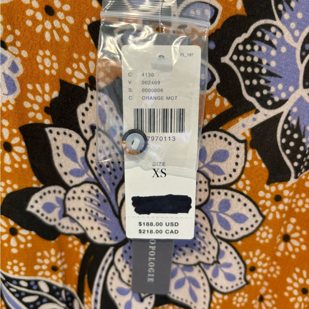 Anthropology new with tags dress size xs